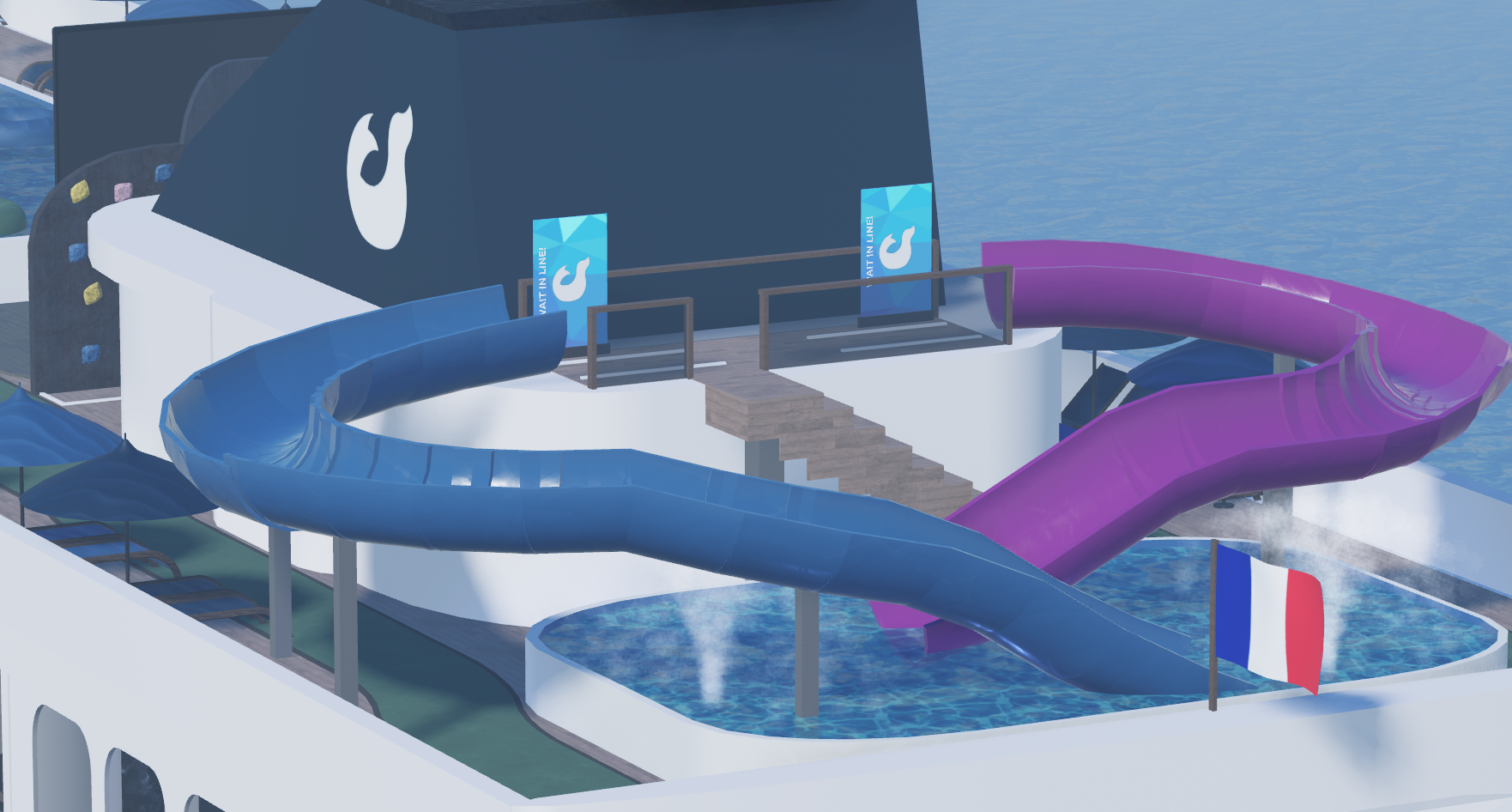 Waterslides